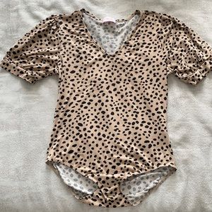 Dalmatian Print Bodysuit
